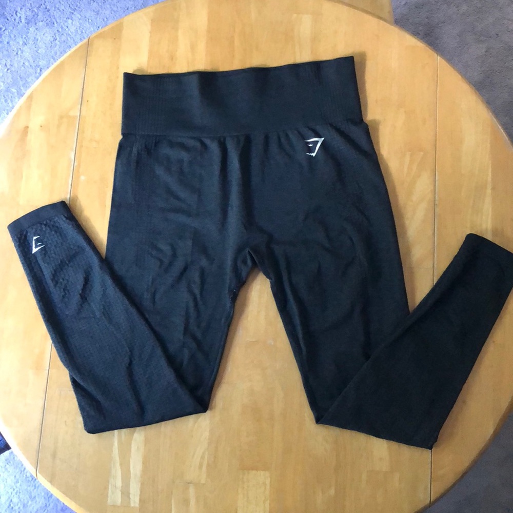 Gymshark Vital Seamless Leggings Black Marl
